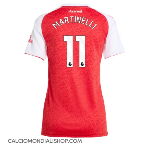 Maglie da calcio Arsenal Gabriel Martinelli #11 Prima Maglia Femminile 2025-26 Manica Corta